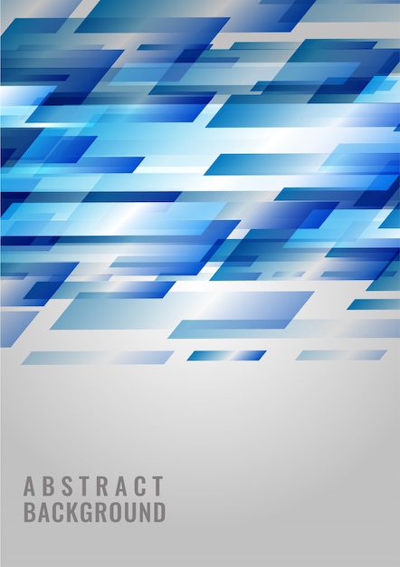 Fondo azul abstracto
