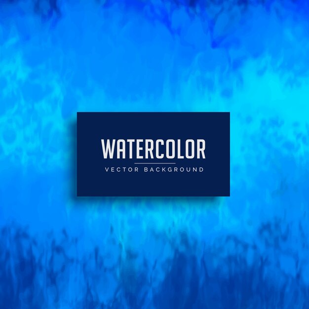 Fondo azul de acuarela con manchas