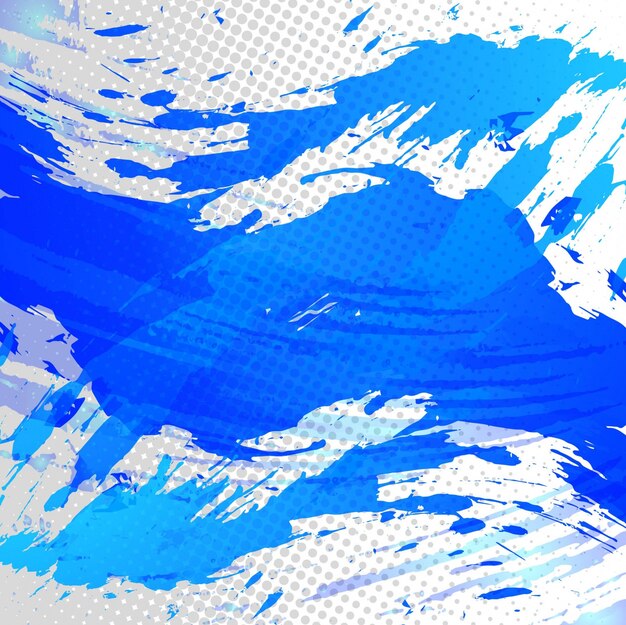 Fondo azul de acuarela con manchas