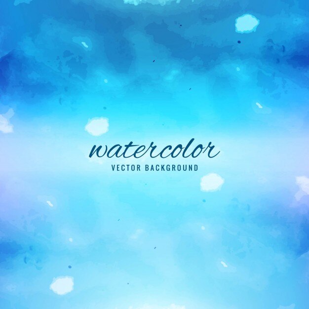 Fondo azul de acuarela