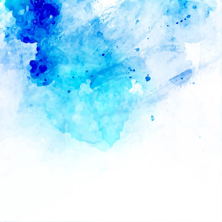 Vector gratuito fondo azul de acuarela