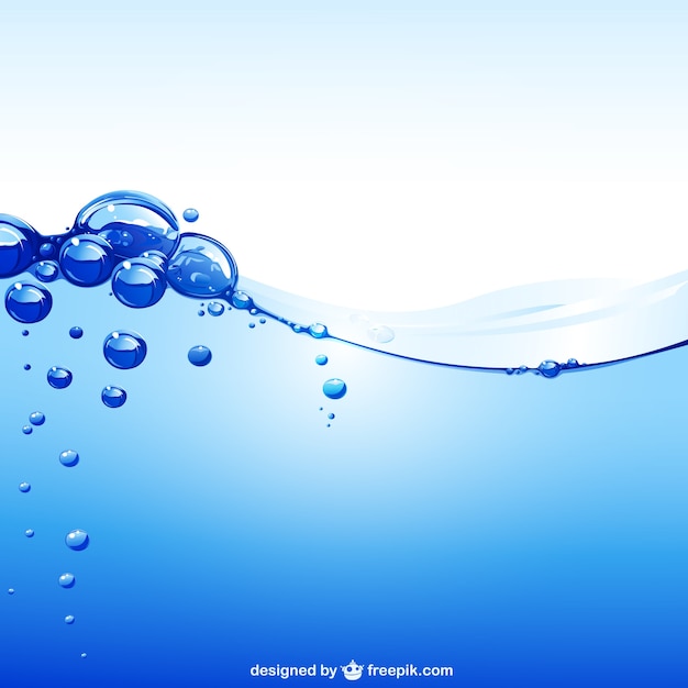 Vector gratuito fondo azul del agua