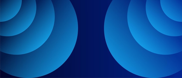 Fondo azul banner diseño moderno