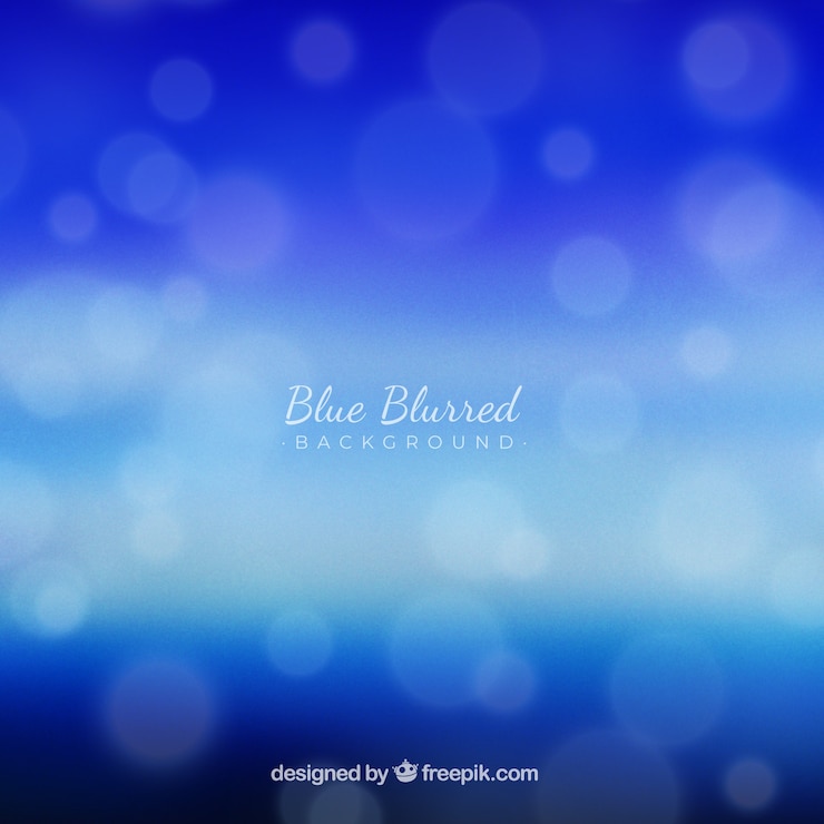 Vector gratuito fondo azul borroso