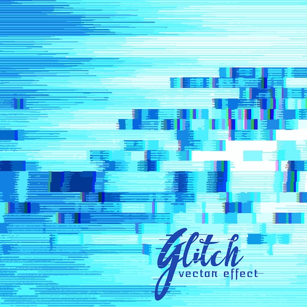 Vector gratuito fondo azul claro abstracto con textura de fallo informático