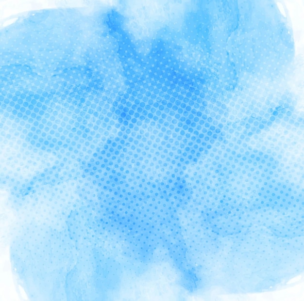 Fondo azul claro de acuarela  abstracto