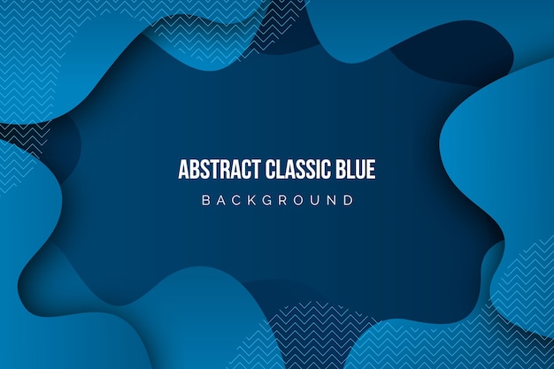 Vector gratuito fondo azul clásico abstracto