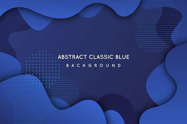 Fondo azul clásico abstracto