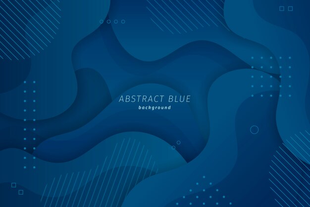 Fondo azul clásico abstracto