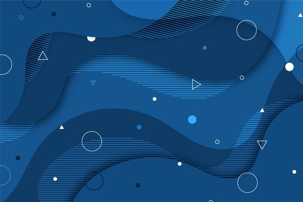 Fondo azul clásico abstracto