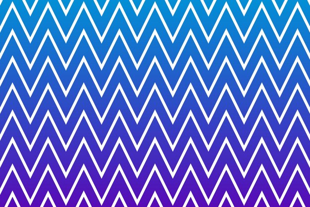 Fondo Azul Degradado Líneas Blancas En Zig Zag