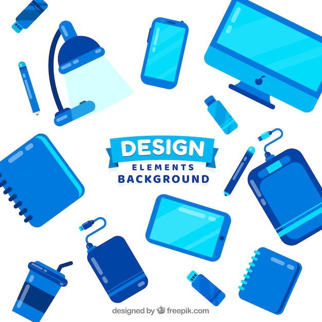 Fondo azul de diseño gráfico