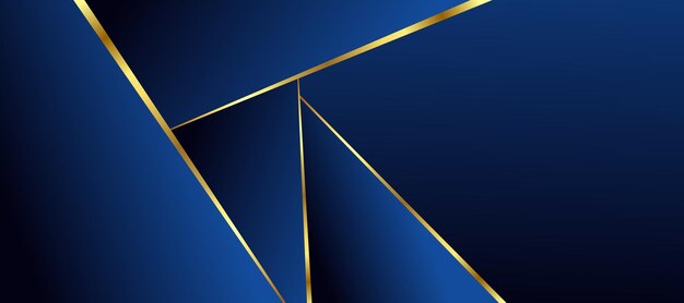 Fondo azul y dorado de lujo