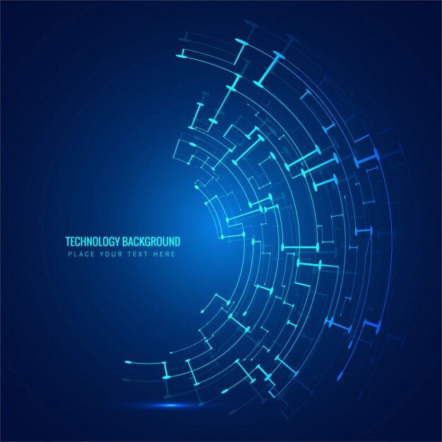 Fondo azul elegante tecnológico
