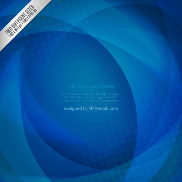 Fondo azul en el estilo abstracto