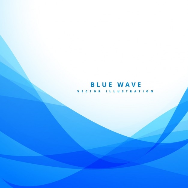 Fondo azul de formas onduladas