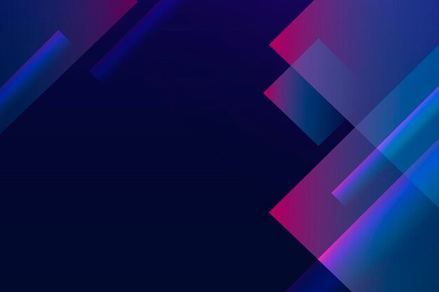 Fondo azul geométrico, vector de papel tapiz de escritorio