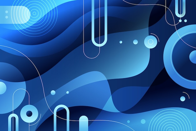 Fondo azul en gradiente