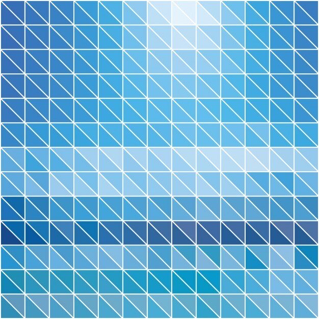 Fondo azul hecho de polígonos