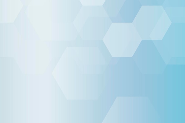 Fondo azul hexagonal