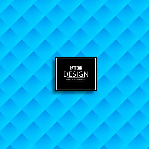 Fondo azul moderno de patrón