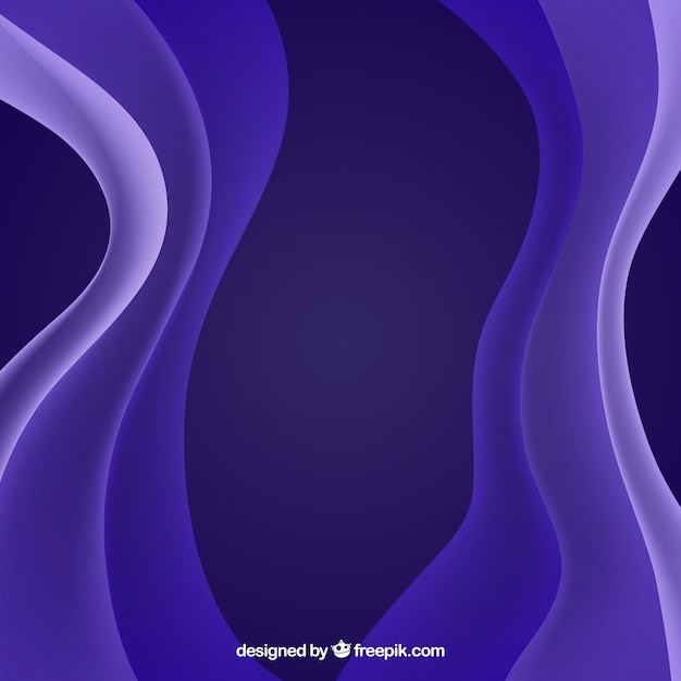 Vector gratuito fondo azul oscuro con formas onduladas