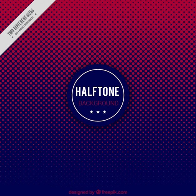 Fondo azul oscuro con puntos rojos