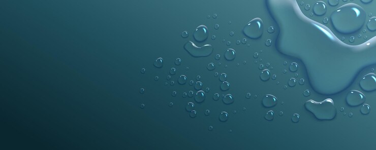 Vector gratuito fondo azul con patrón de gotas de agua claras