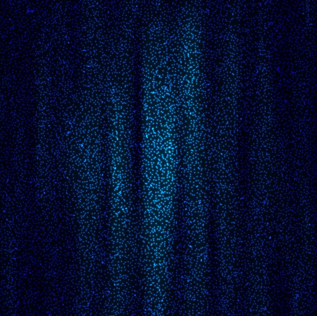 Fondo azul de resplandecer