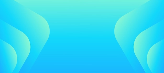 Fondo azul y verde abstracto moderno con elementos elegantes ilustración vectorial