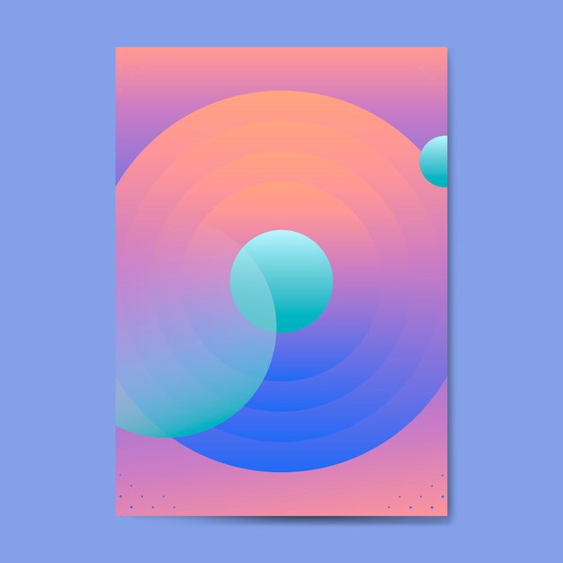 Fondo azul vibrante