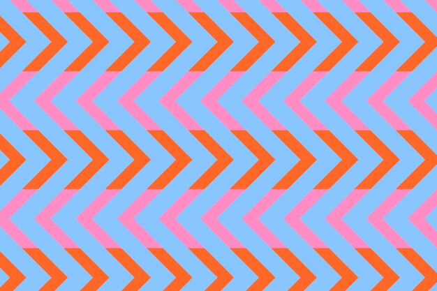 Fondo azul en zigzag, vector de diseño de patrón creativo