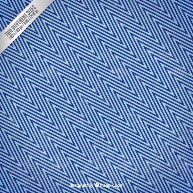 Vector gratuito fondo azul en zigzag