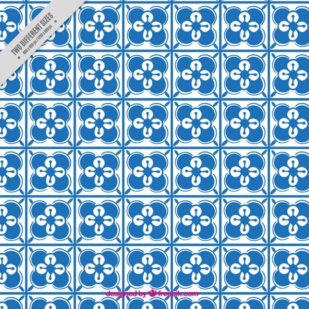 Fondo de azulejos azules
