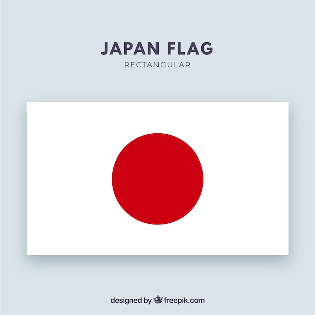 Fondo de bandera japonesa