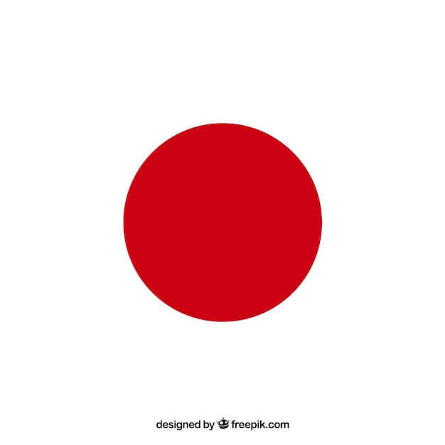 Fondo de bandera japonesa