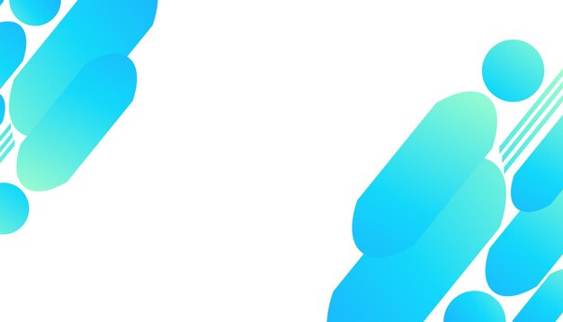 Vector gratuito fondo de banner azul plano