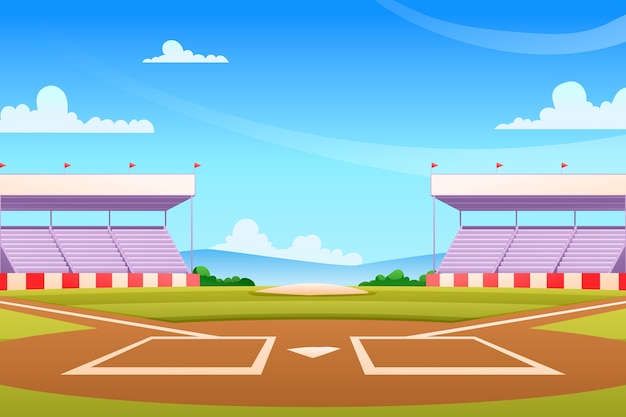 Fondo de béisbol degradado