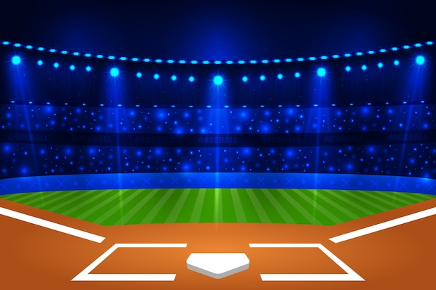 Fondo de béisbol degradado