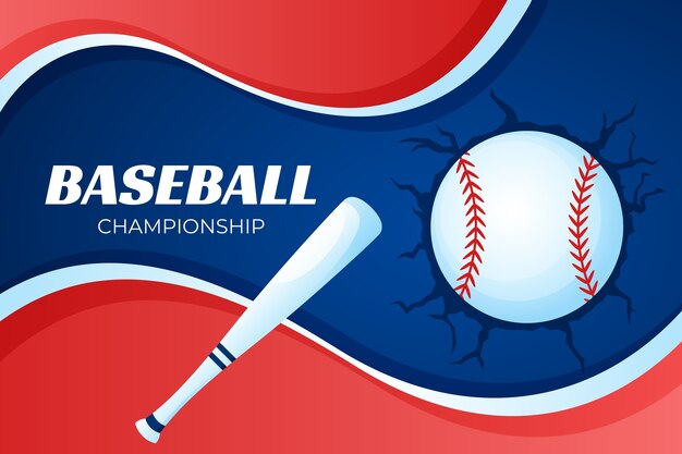 Fondo de béisbol degradado