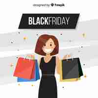 Vector gratuito fondo de black friday