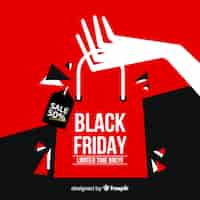 Vector gratuito fondo de black friday