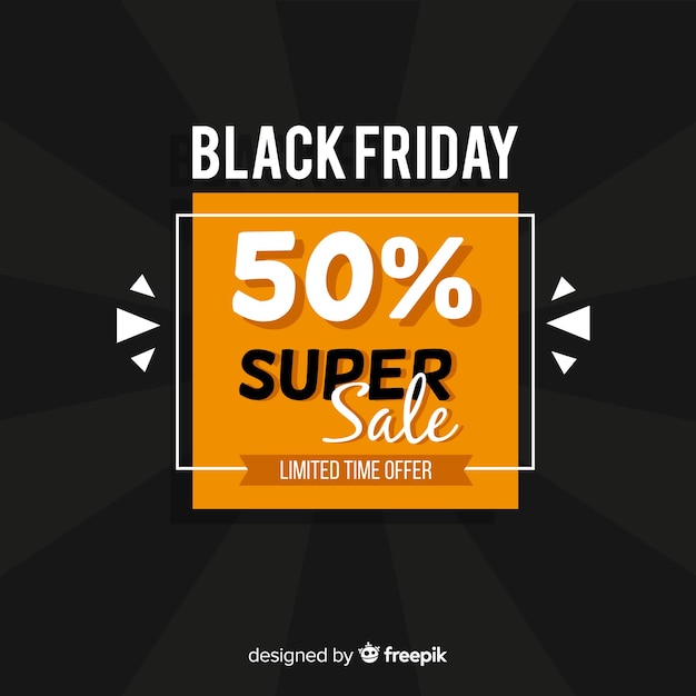 Vector gratuito fondo black friday