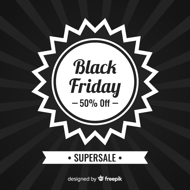 Vector gratuito fondo black friday