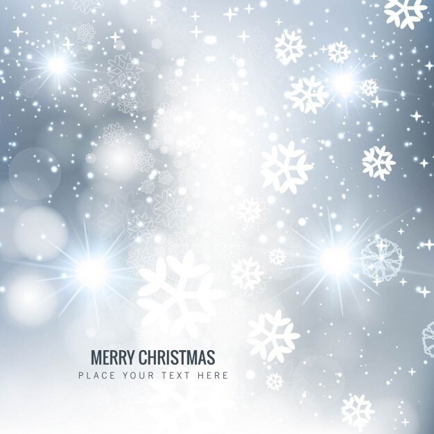 Fondo blanco brillante de navidad