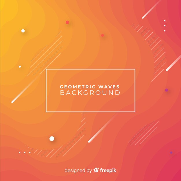 Fondo blanco con formas geométricas