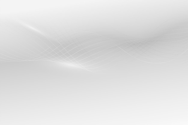 fondo blanco gris con un diseño de líneas onduladas lisas y brillantes