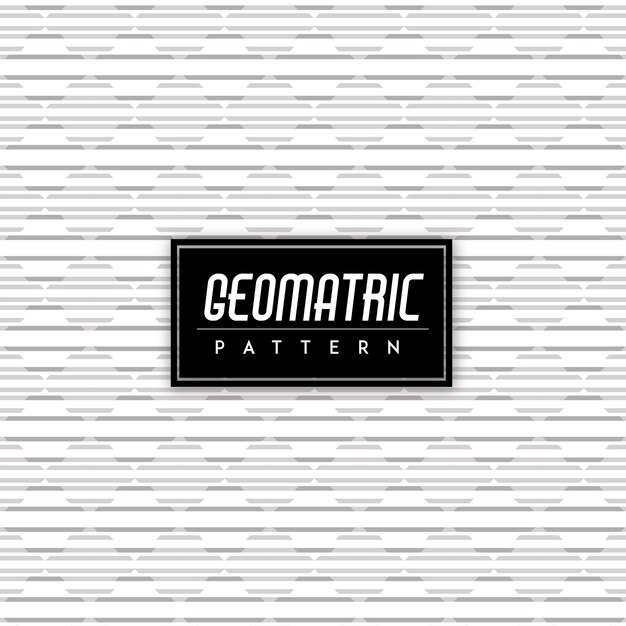 Vector gratuito fondo blanco y negro geomatric seamless pattern