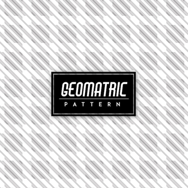 Vector gratuito fondo blanco y negro geomatric seamless pattern