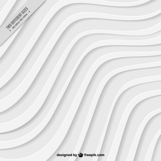 Vector gratuito fondo blanco de ondas